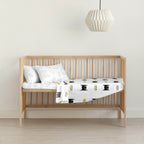 Juego de sábanas cuna 100% algodón Batmask 2