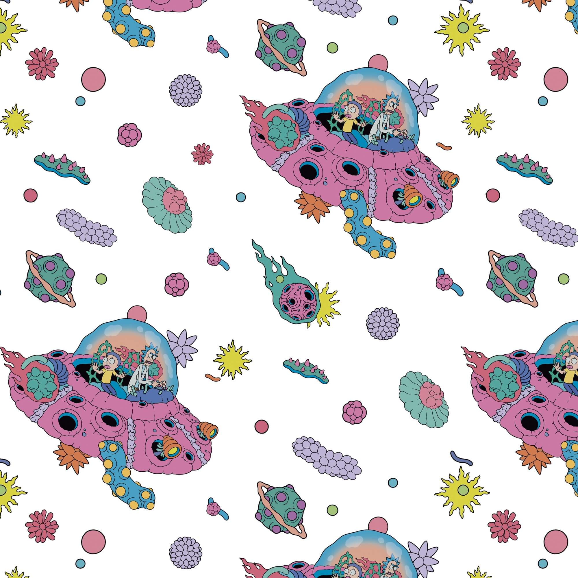 Mantel resinado antimanchas Rick and Morty 01 4