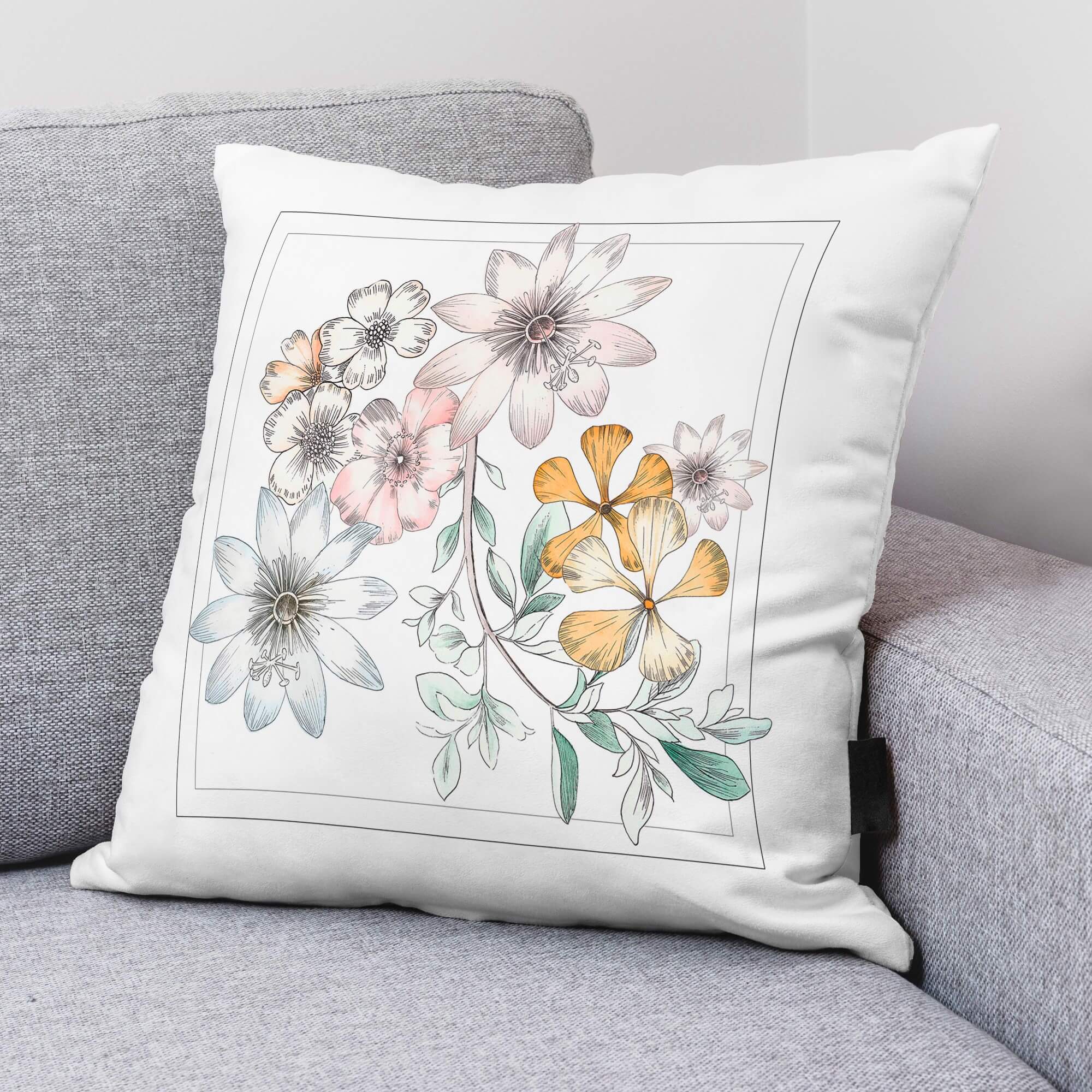 Funda de cojín 100% algodón 50x50 cm Calcuta B 2