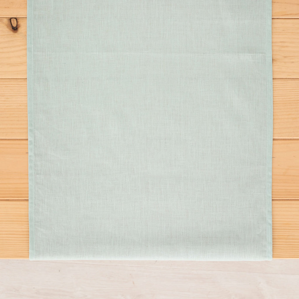 Camino de mesa lino 100% Aqua 45x140 cm 4