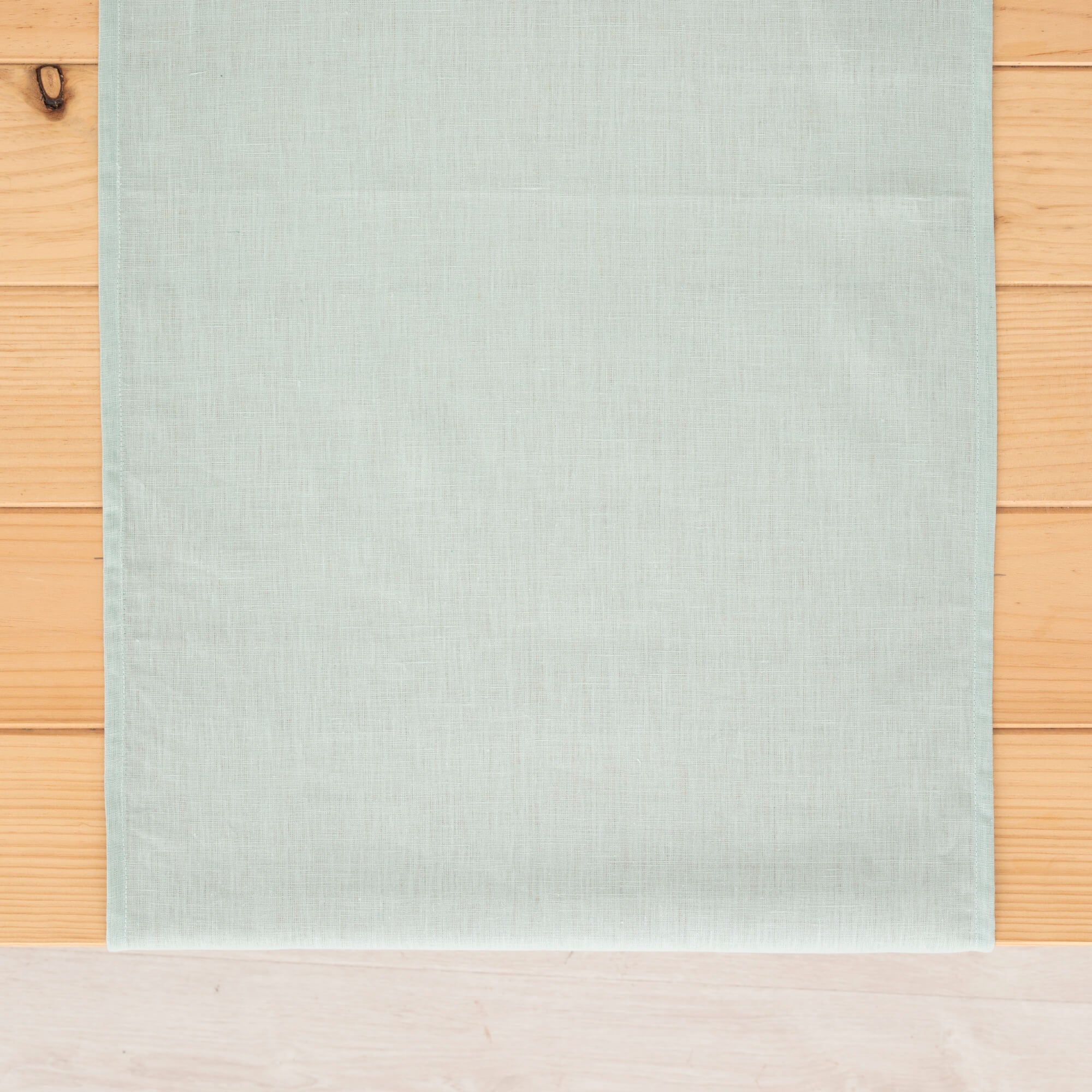 Camino de mesa lino 100% Aqua 45x140 cm 4