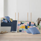 Funda nórdica con cuello de botella 100% algodón Jena 4