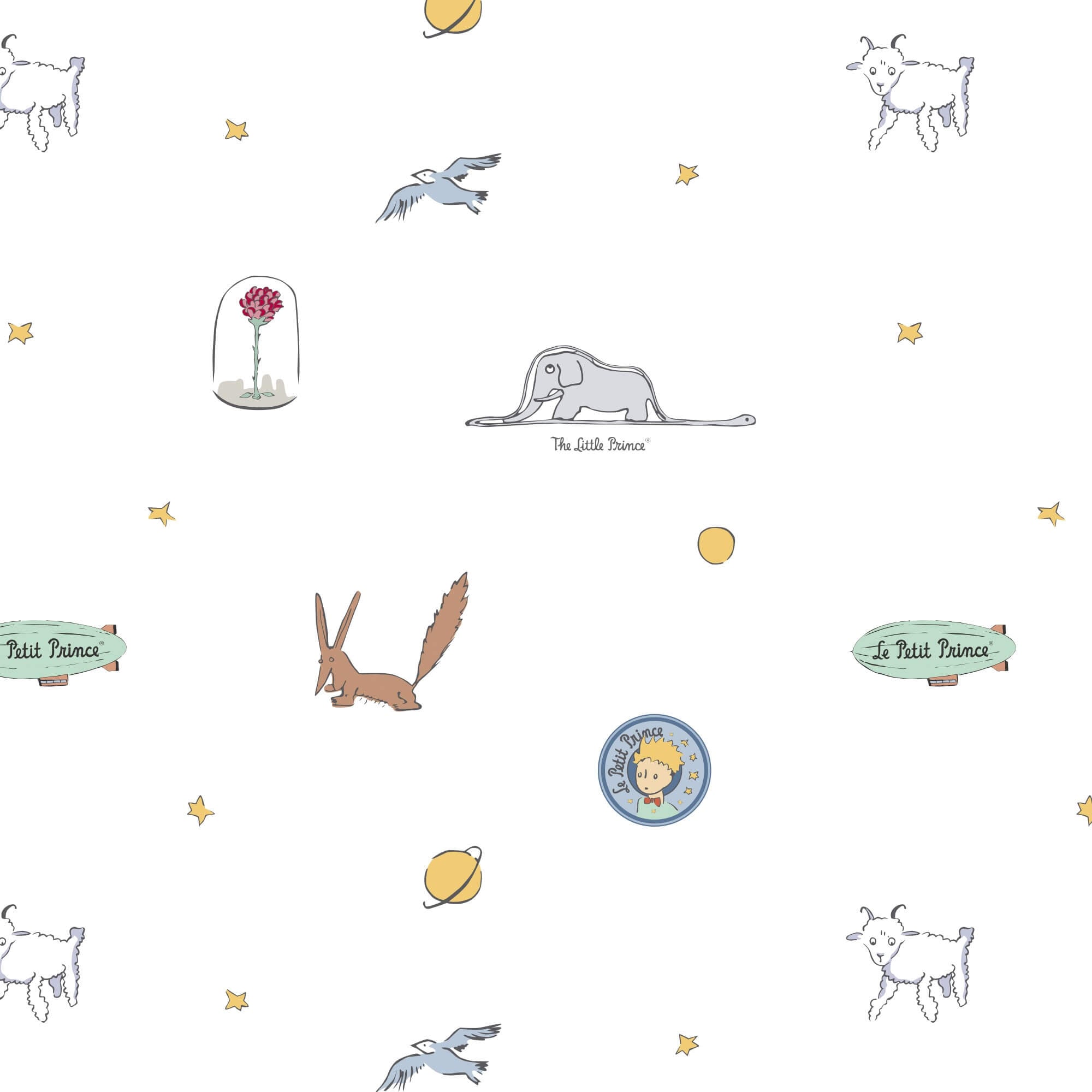 Mantel resinado antimanchas Principito 4