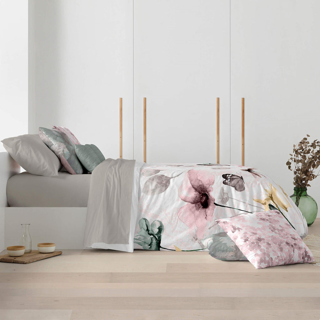 Funda nórdica con cuello de botella 100% algodón Lund 4