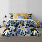 Funda nórdica con botones 100% algodón Dharan 4