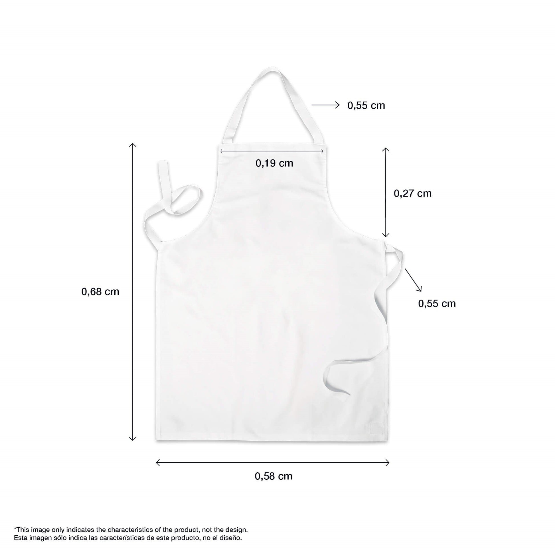 Delantal infantil 0400-78 - 66x58 cm 2
