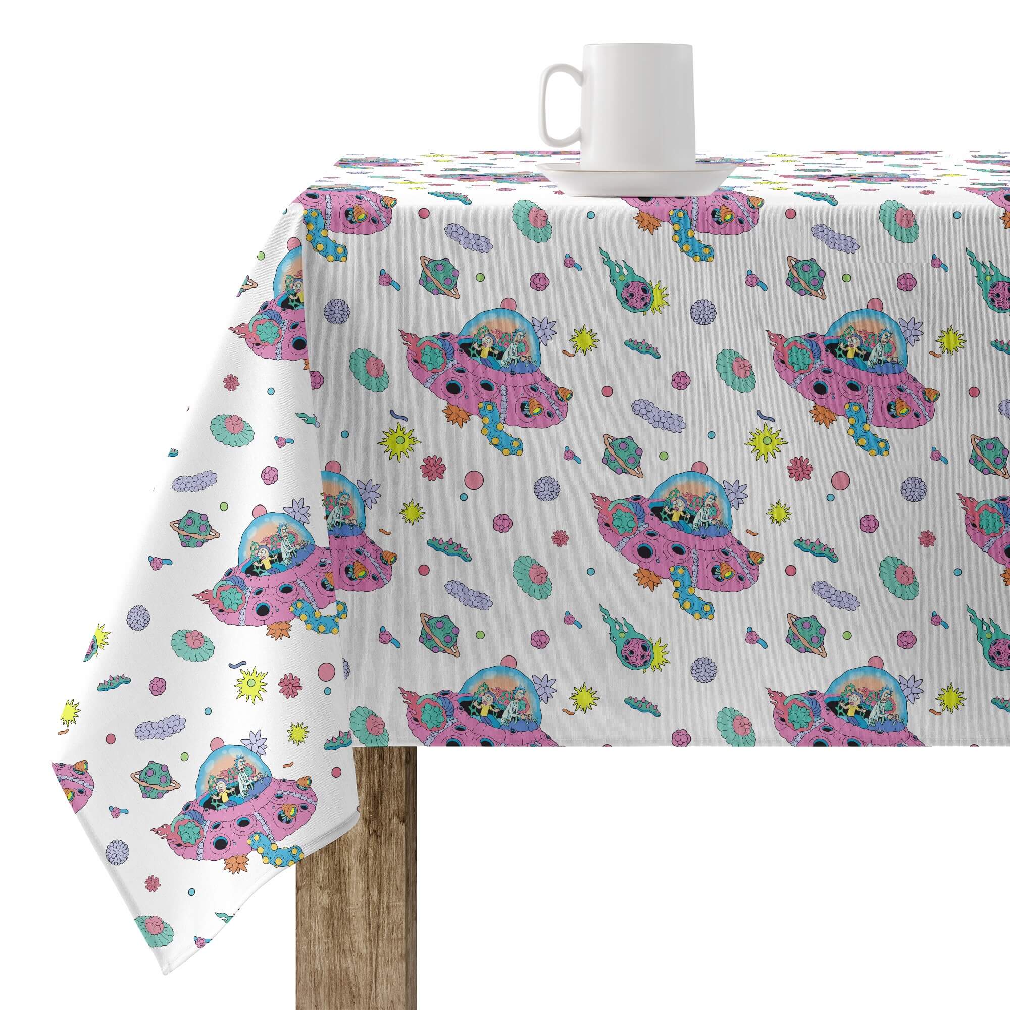 Mantel resinado antimanchas Rick and Morty 01 0