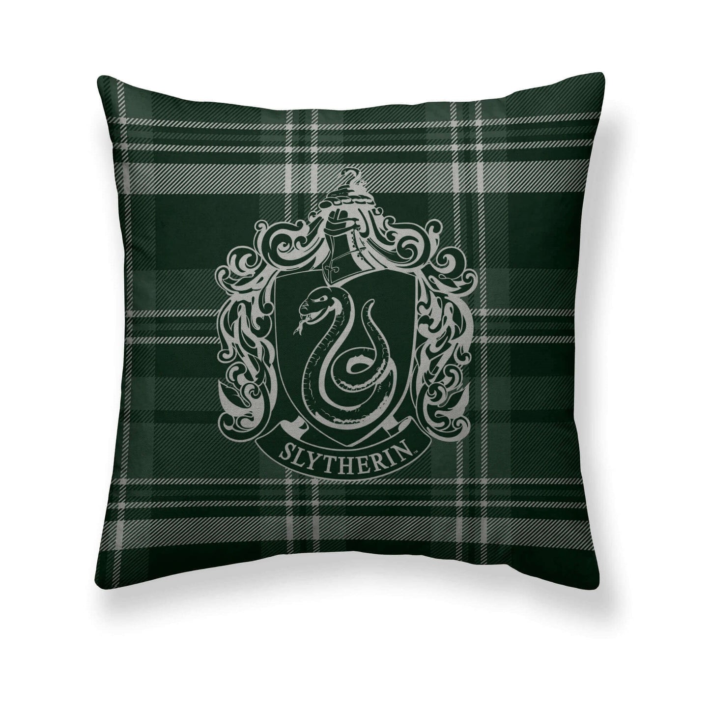 Funda de cojín 100% algodón 50x50cm Slytherin Cuadro A 0