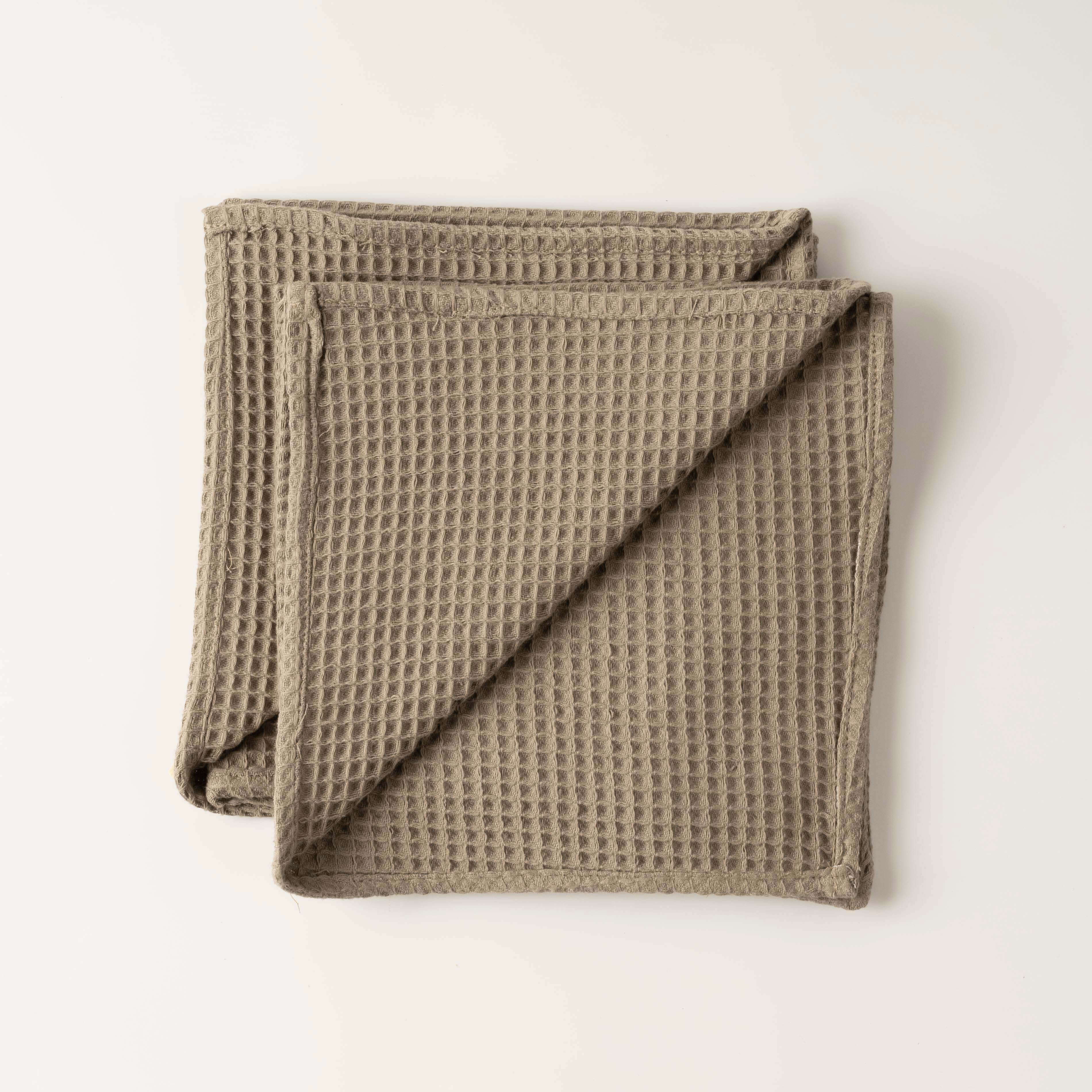 Pack of 2 Waffle Wallnut napkins 45x45 cm