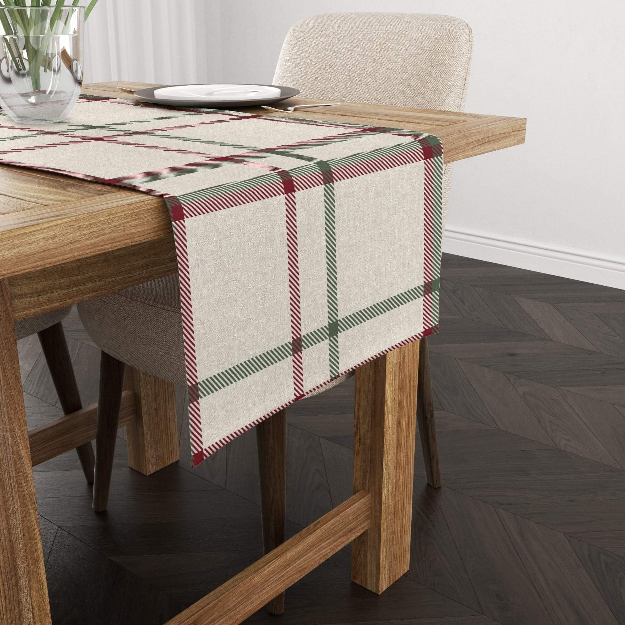 Camino de mesa terciopelo Cuadros Navidad 0