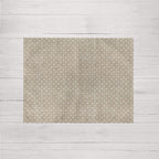 Pack 2 unidades mantel individual resinado Plumeti Blanco 100% algodón 45x35 cm 2