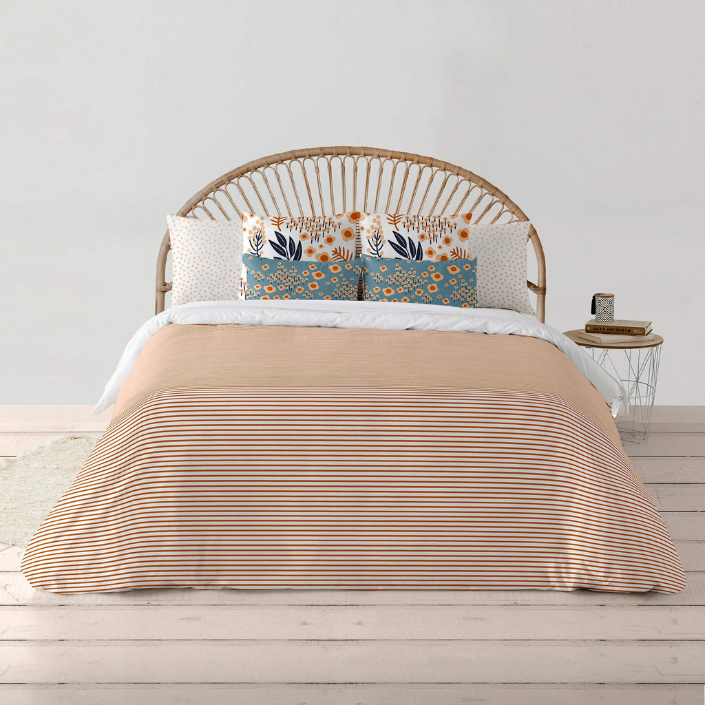 Funda nórdica con cuello de botella 100% algodón Florencia 3