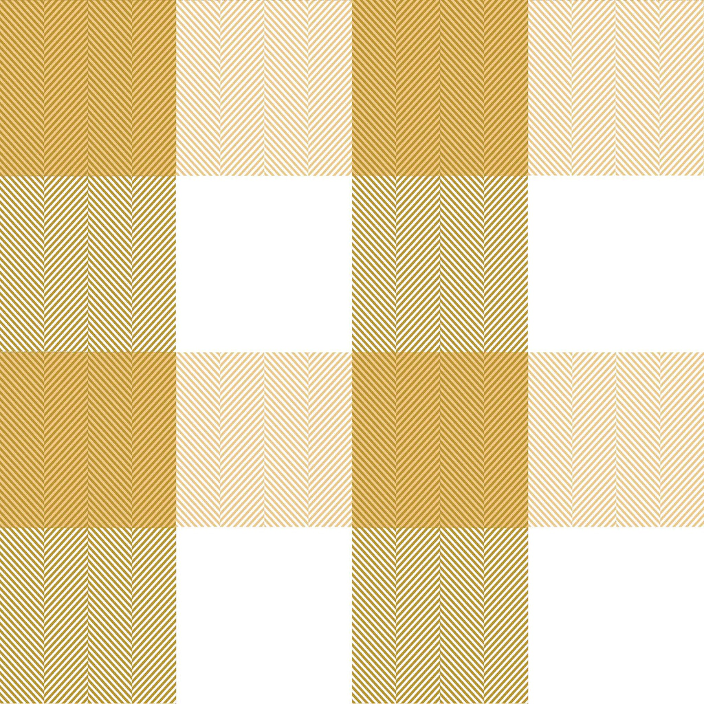 Nappe résistante aux taches à carreaux moutarde