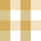 Nappe résistante aux taches à carreaux moutarde