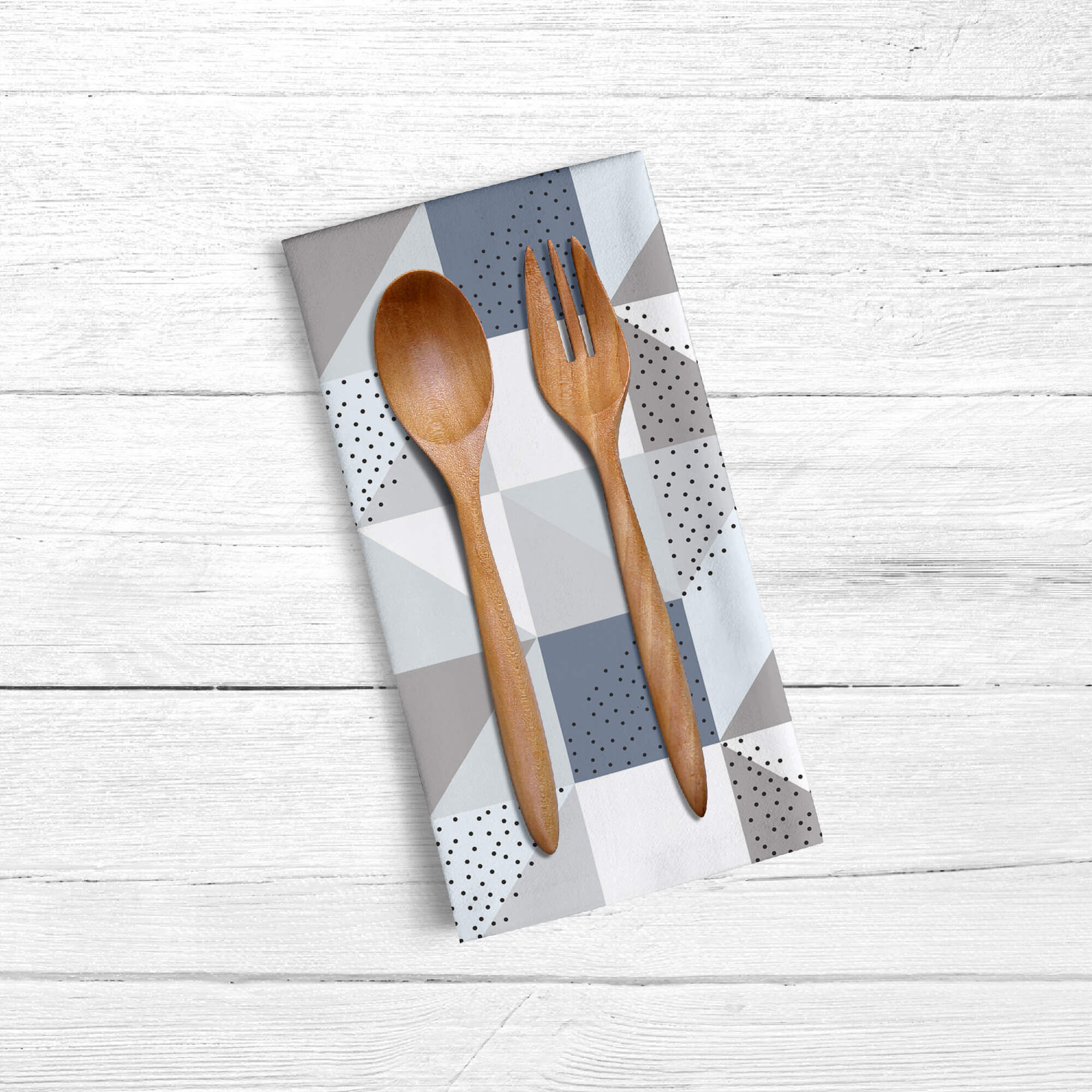 Pack 2 unidades paño de cocina 0318-124 100% algodón 45x70 cm 4