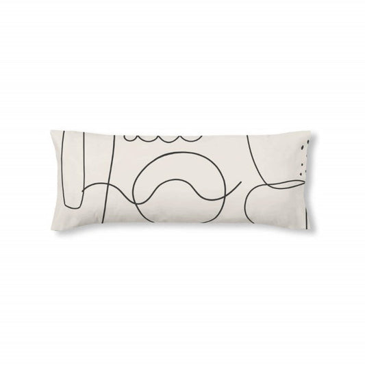 Funda de almohada 100% algodón Burdeos  0