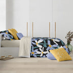 Funda nórdica con botones 100% algodón Dharan 2