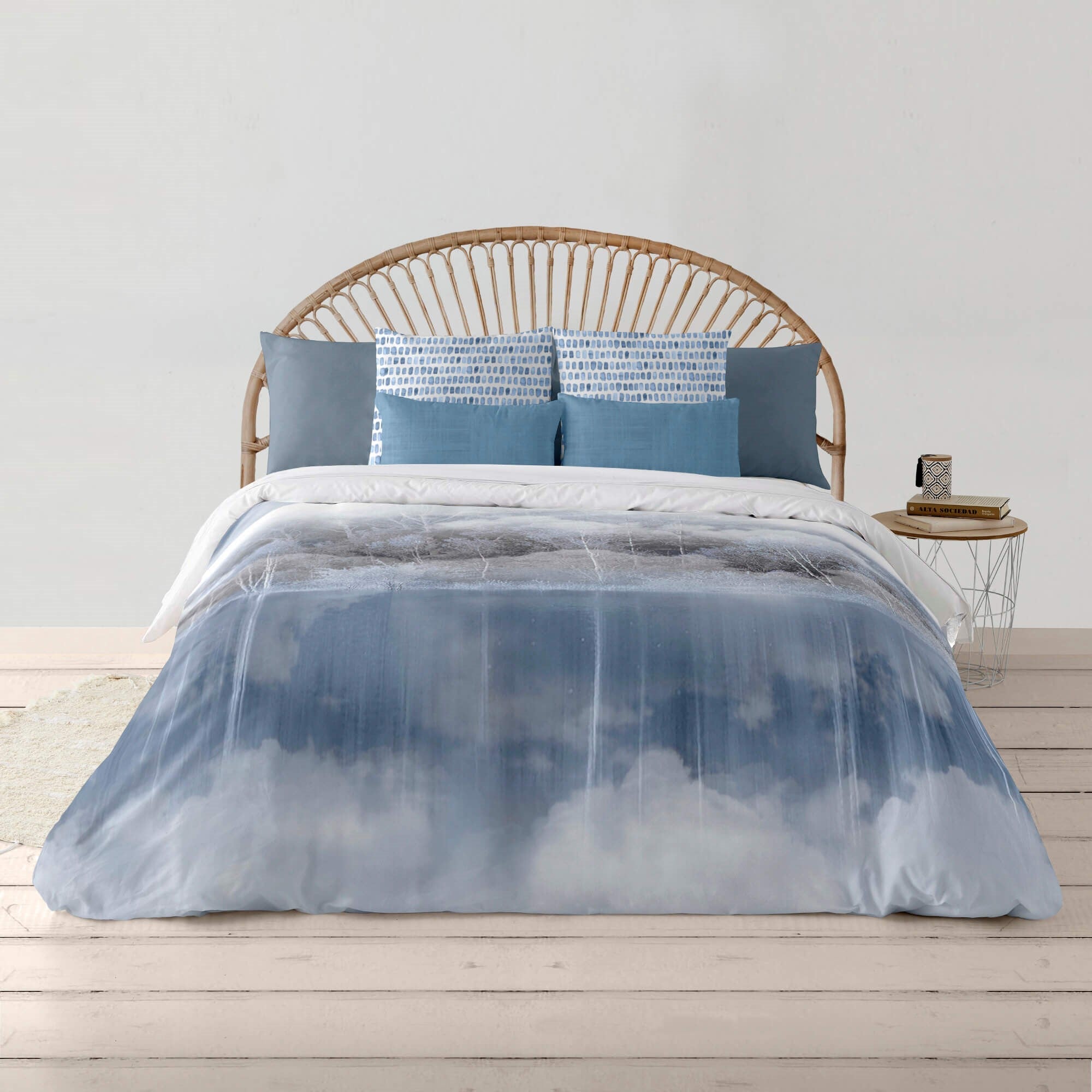 Funda nórdica con cuello de botella 100% algodón Bergen 3