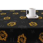 Mantel resinado antimanchas Hufflepuff Shield Black 2