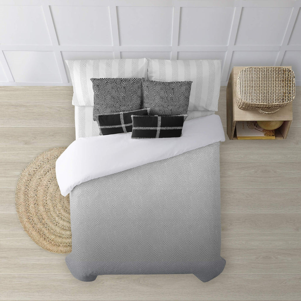 Funda nórdica con cuello de botella 100% algodón Alejandria 2