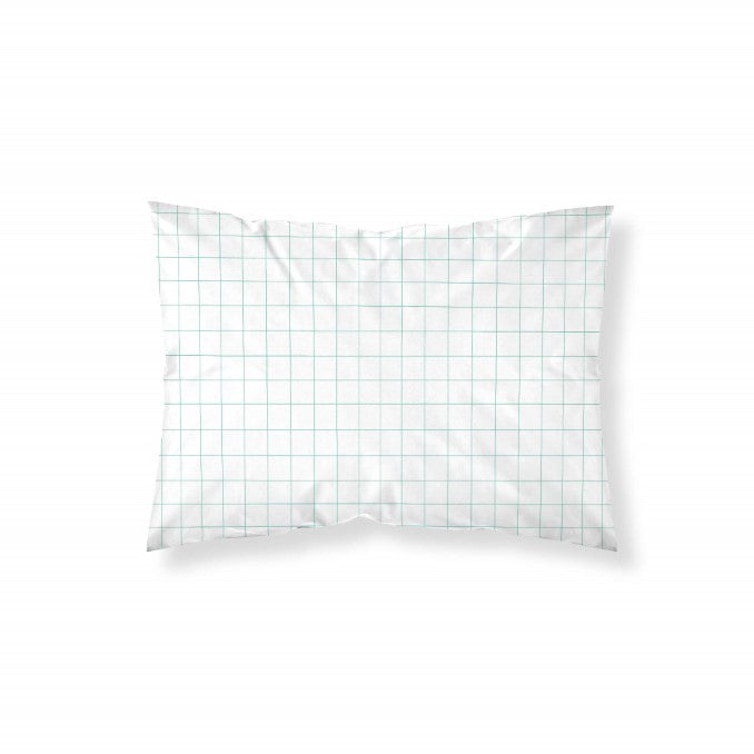 Funda de almohada100% algodón Cuadros Azul de Tutti Confetti 0