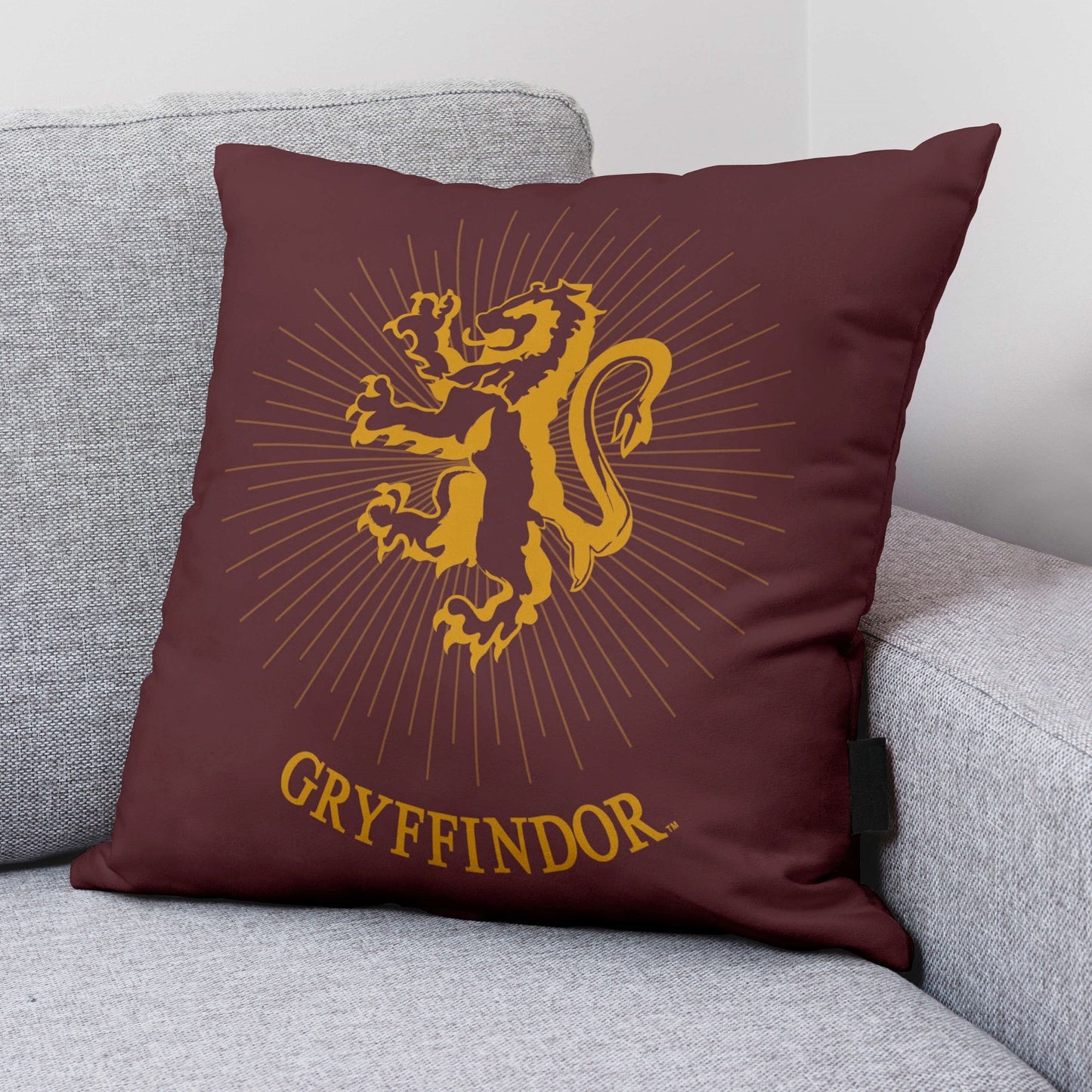 Funda de cojín 100% algodón 50x50cm Gryffindor Sparkle A 2