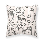 Funda de cojín 100% algodón 50x50 cm Nantes 0