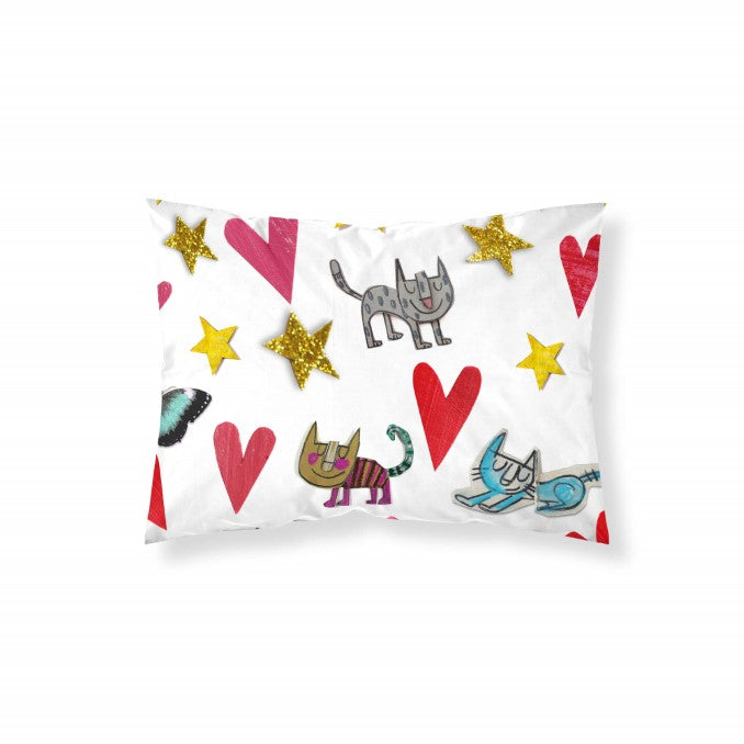 Funda de almohada 100% algodón Gatets  0
