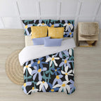 Funda nórdica con botones 100% algodón Dharan 3