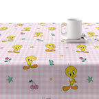 Mantel resinado antimanchas Tweety 2 Pink 2