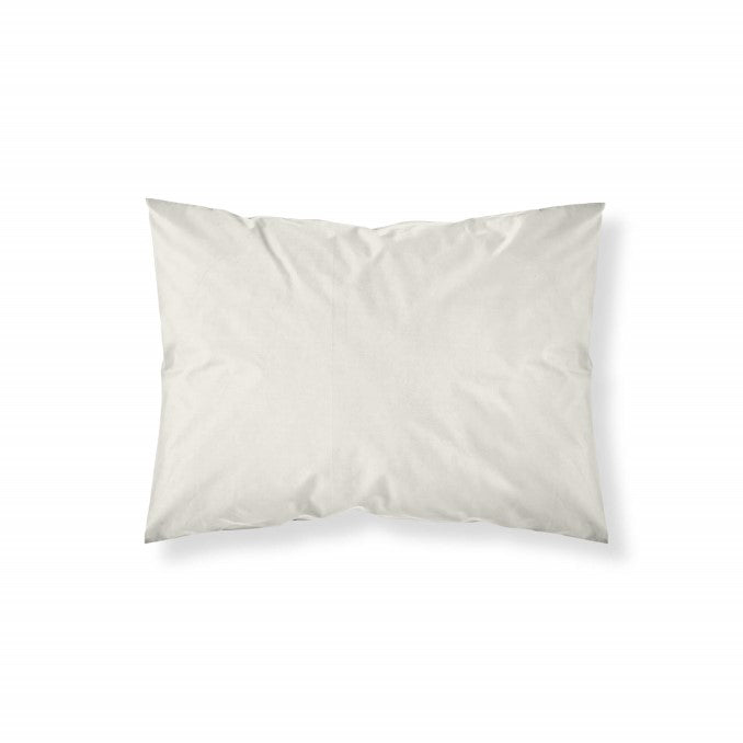 Funda de almohada 100% algodón Beig liso  0