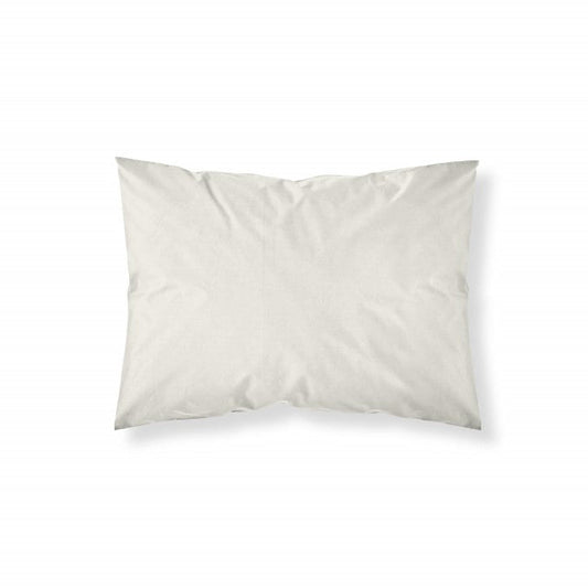 Funda de almohada 100% algodón Beig liso  0