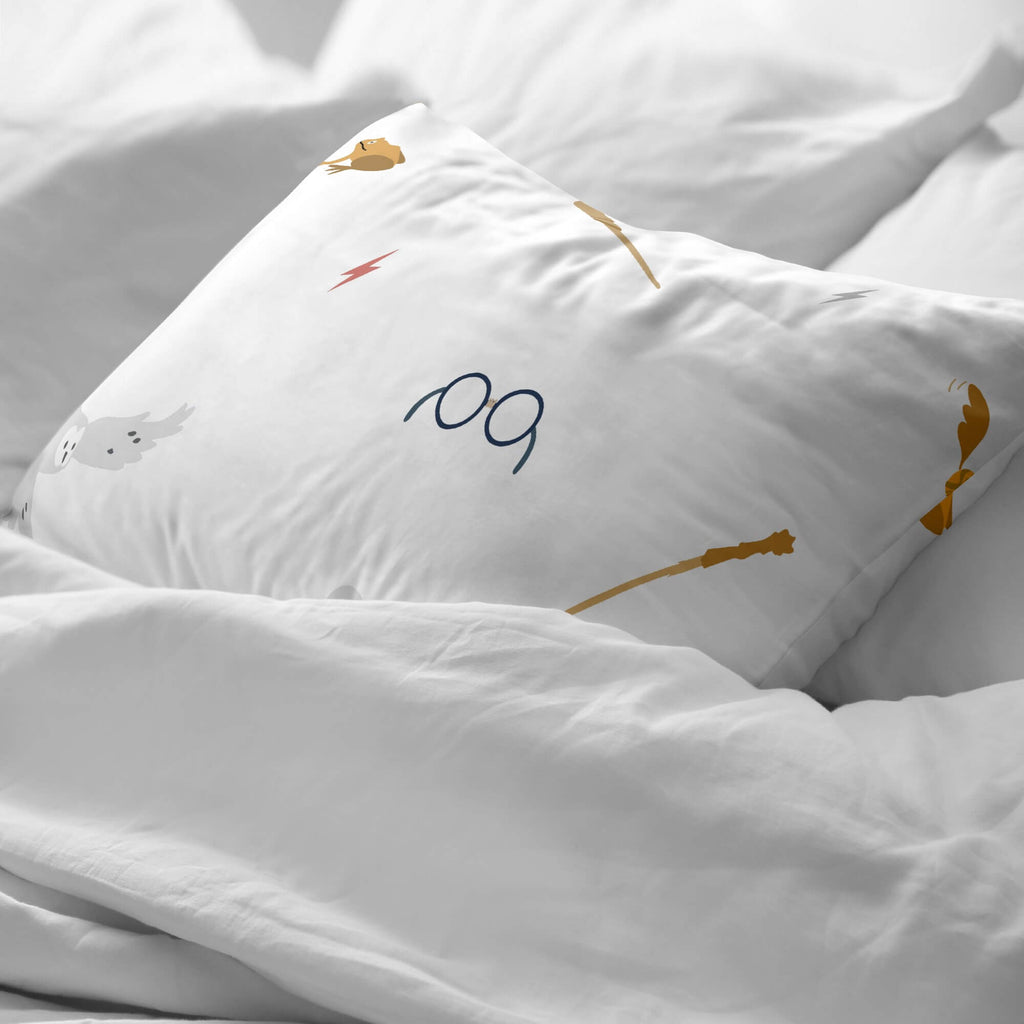 Funda de almohada 100% algodón Hogwarts Nordic 0