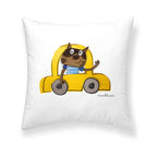 Funda de cojín 100% algodón 50x50 cm Groc de Anna Llenas  0