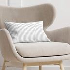 Funda de cojín 100% algodón 30x50 cm Rayas Pearl 2