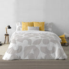 Funda nórdica con botones 100% algodón Tansen Grey 4