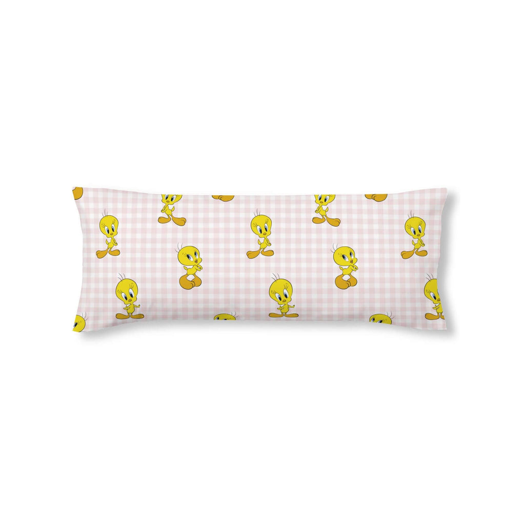 Funda de almohada 100% algodón Tweety Vichy Pink 0