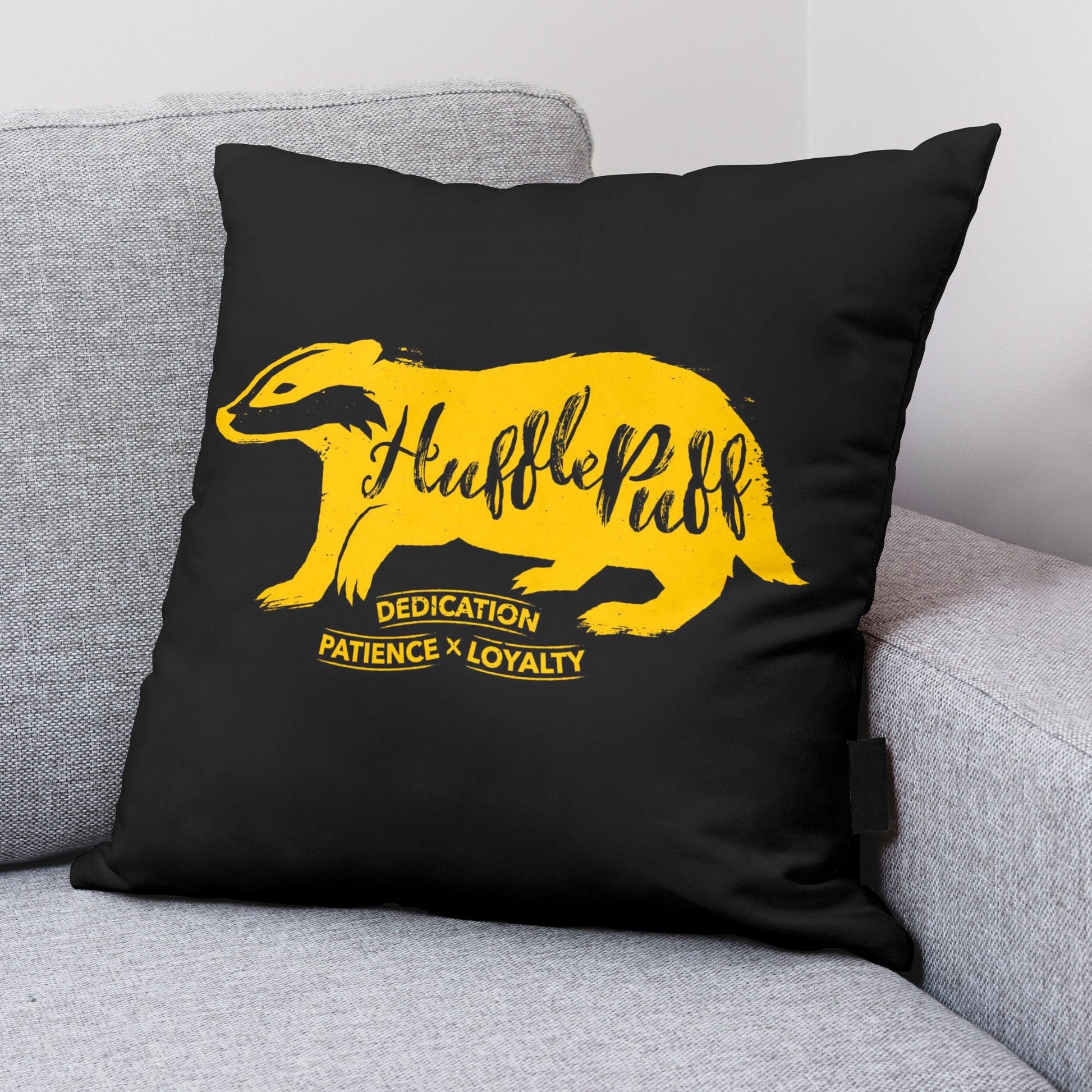 Funda de cojín 100% algodón 50x50cm Hufflepuff Values A 2