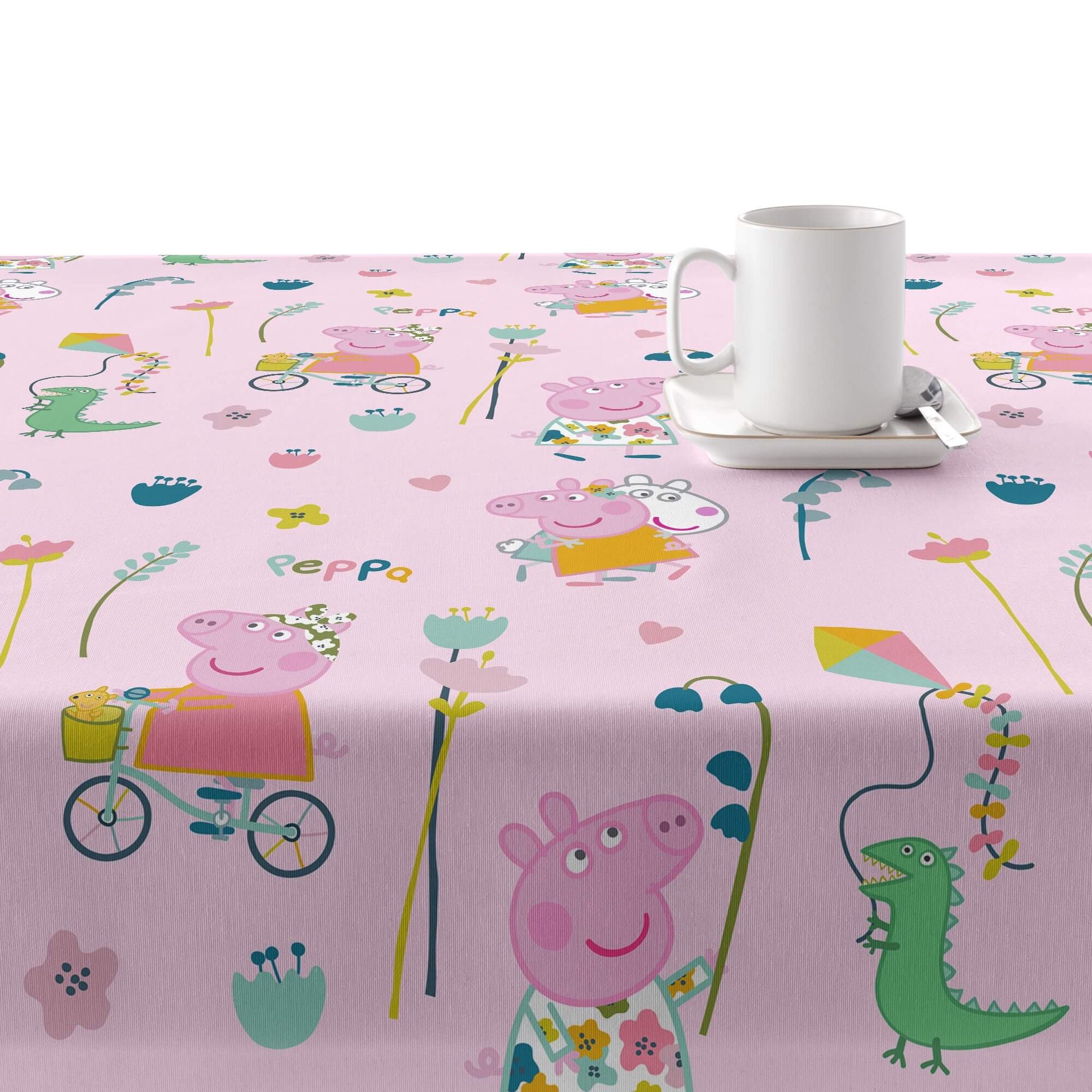 Mantel resinado antimanchas Peppa Pig Free Time 1 2