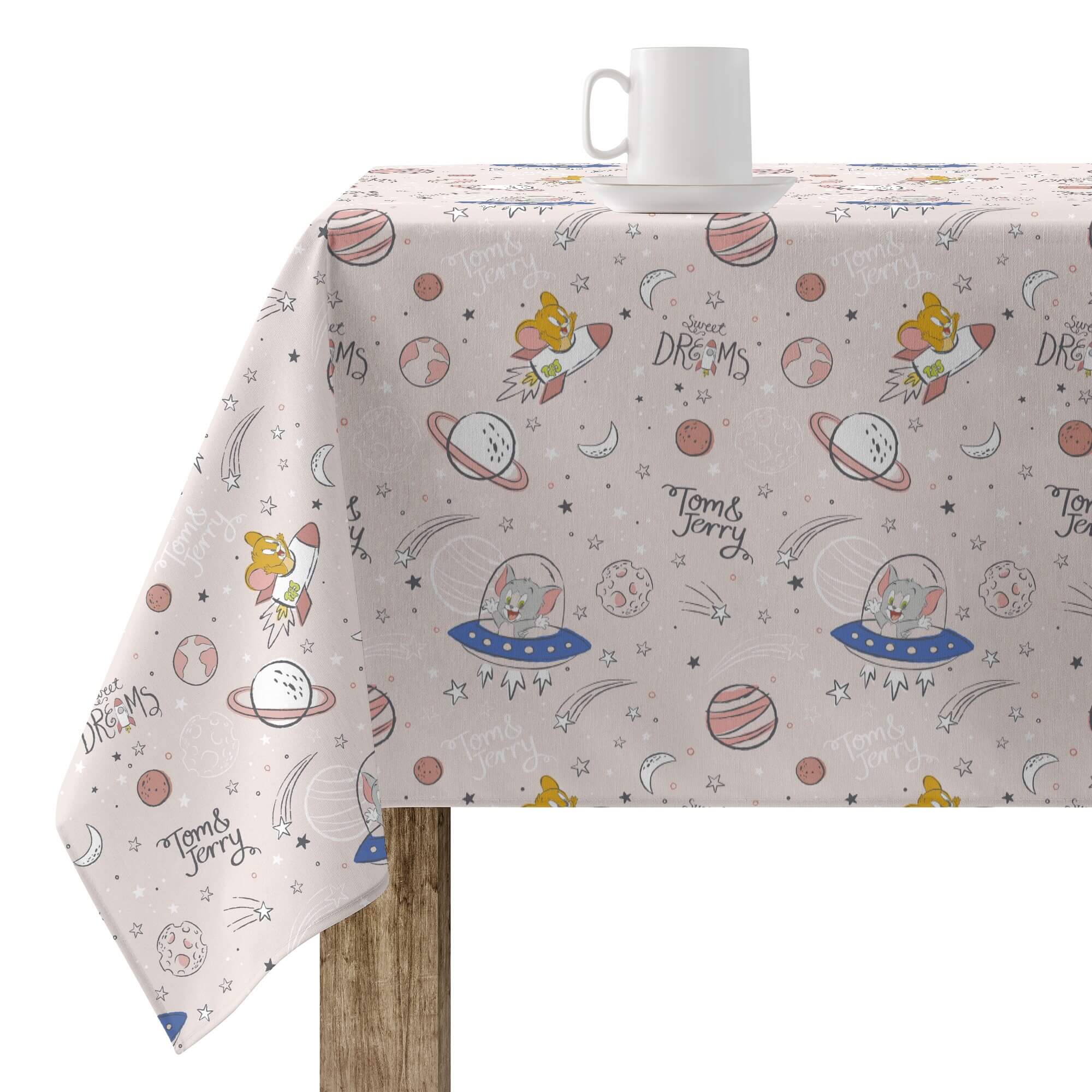 Mantel resinado antimanchas Doodle Space TJ 1 0