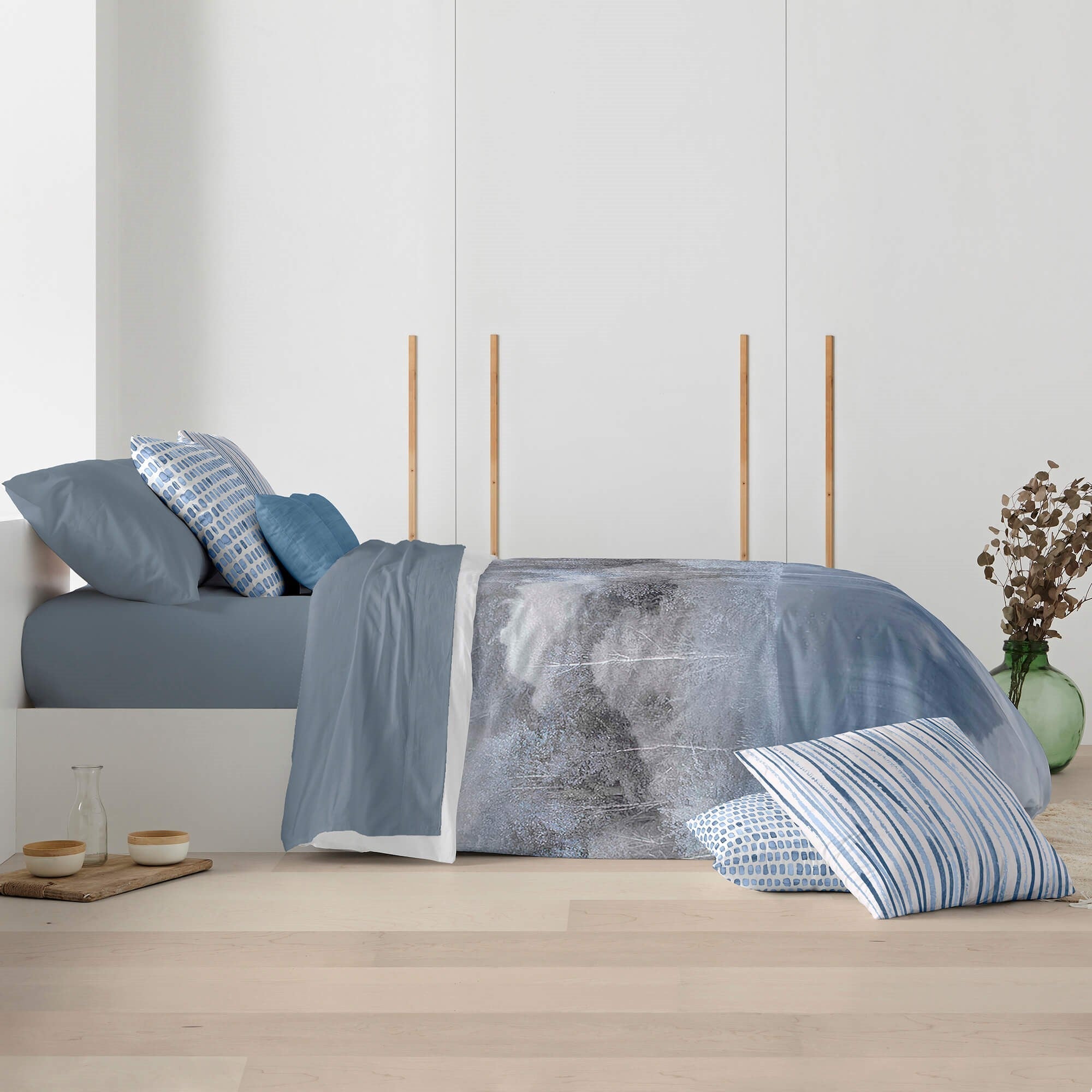 Funda nórdica con cuello de botella 100% algodón Bergen 4