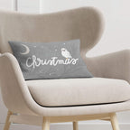 Funda de cojín 100% algodón 30x50cm Hogwarts Christmas C 2