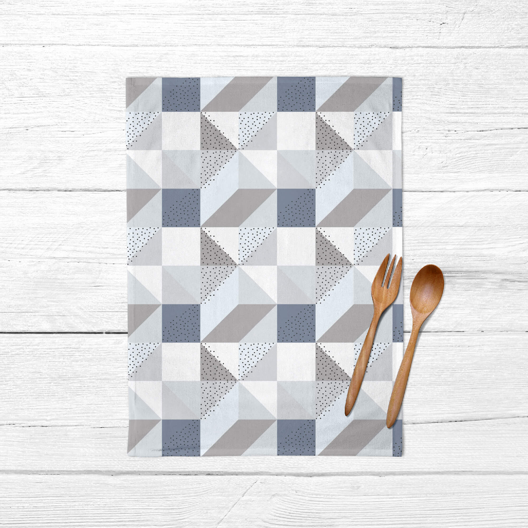 Pack 2 unidades paño de cocina 0318-124 100% algodón 45x70 cm 2