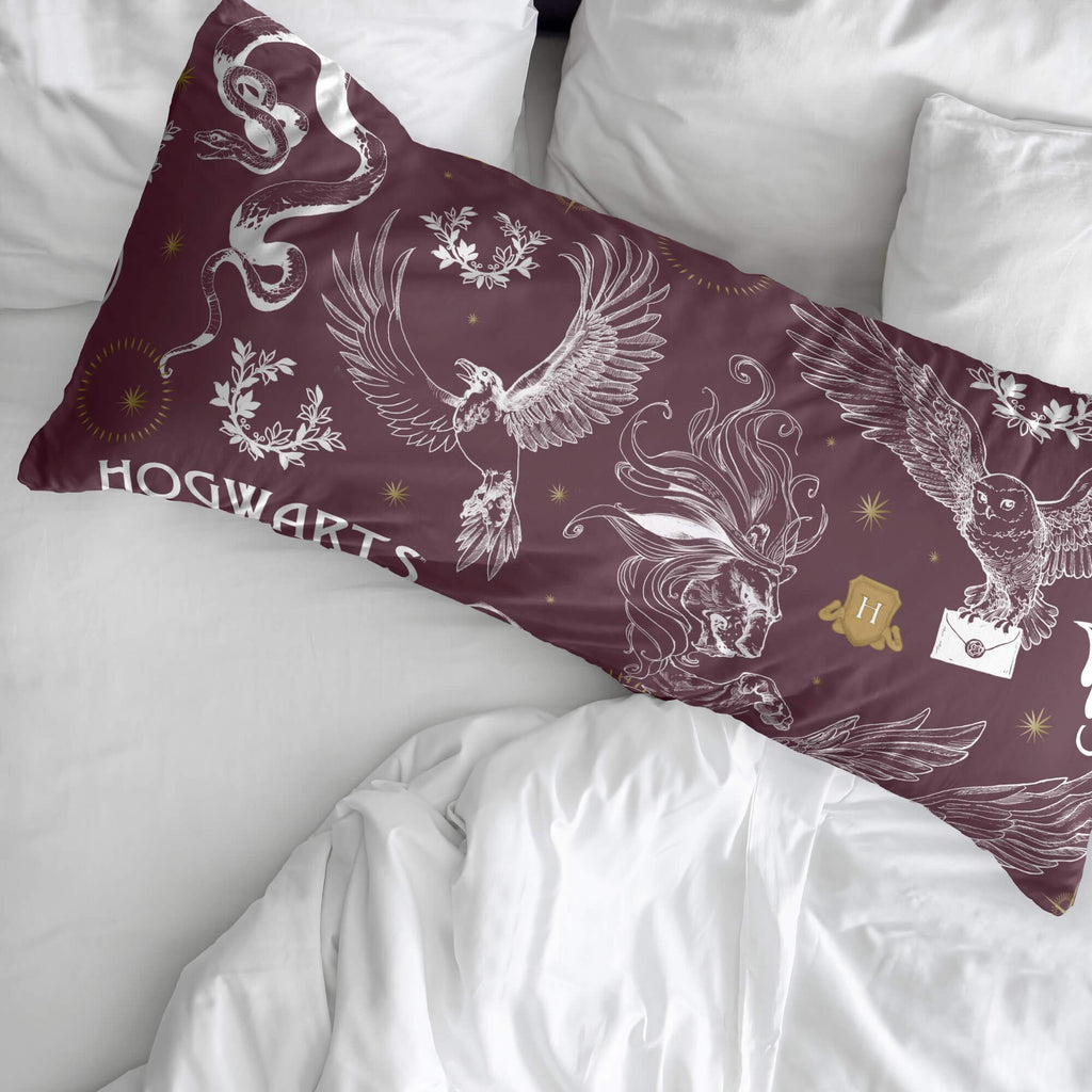 Funda de almohada 100% algodón Hpotter Creatures 2