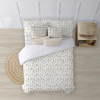 Funda nórdica con cuello de botella 100% algodón Alkamar 2