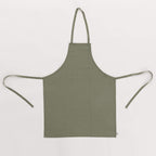 Delantal 100% Lino Army green - 110x69 cm 0