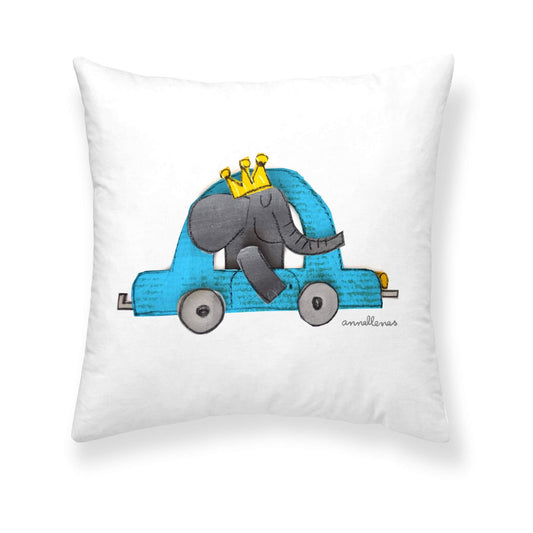 Funda de cojín 100% algodón 50x50 cm Elefant de Anna Llenas  0
