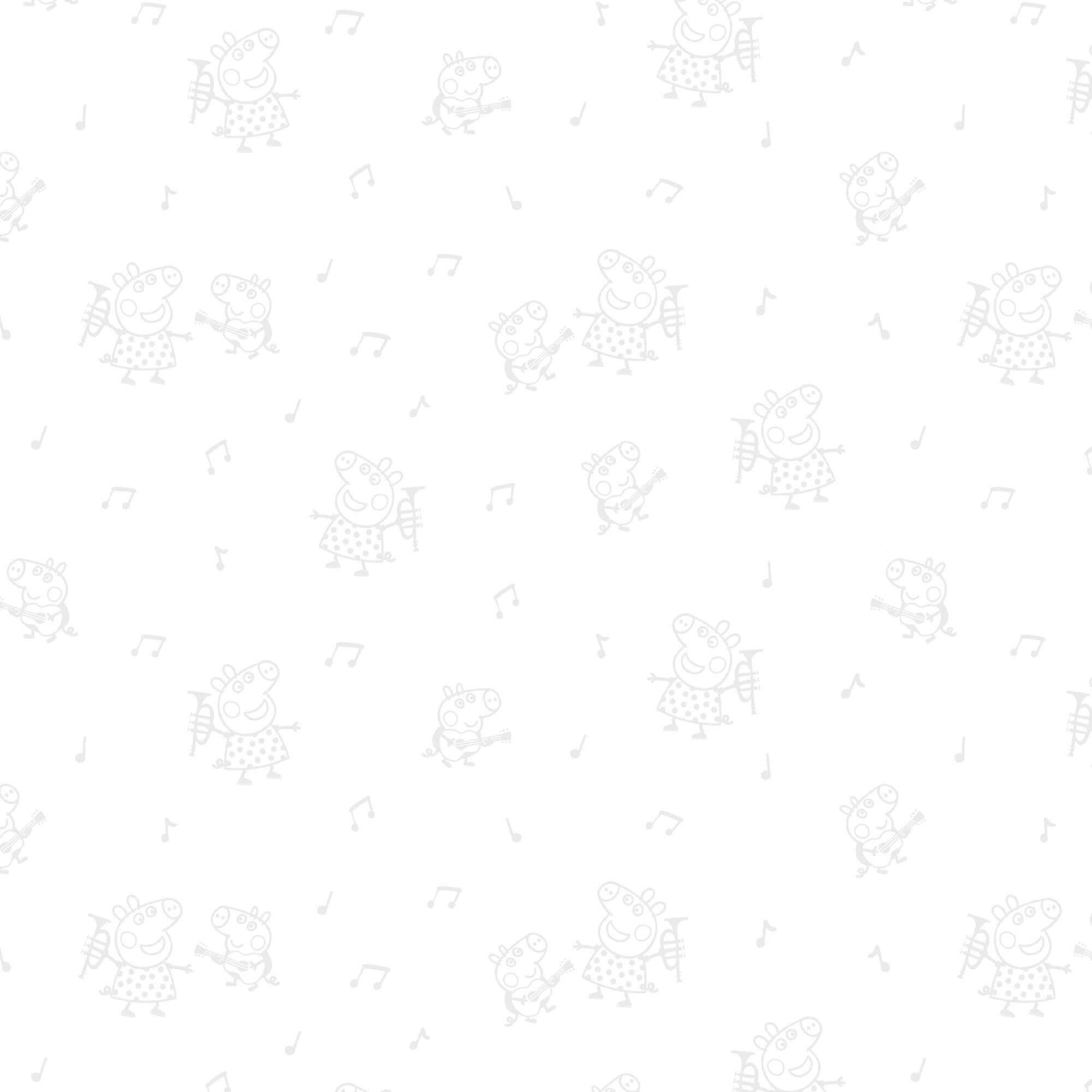 Funda de almohada 100% algodón Peppa Pig Gris  2