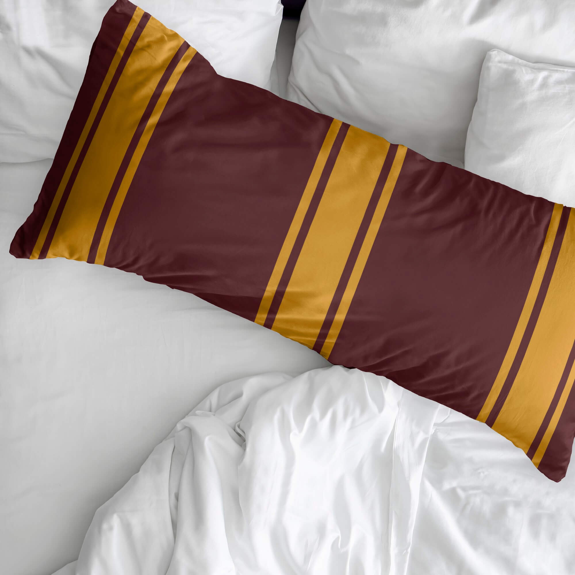 Funda de almohada 100% algodón Gryffindor Rayas 2