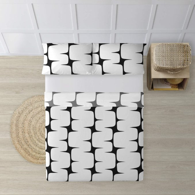 Juego de sábanas 100% algodón Lahan White 0